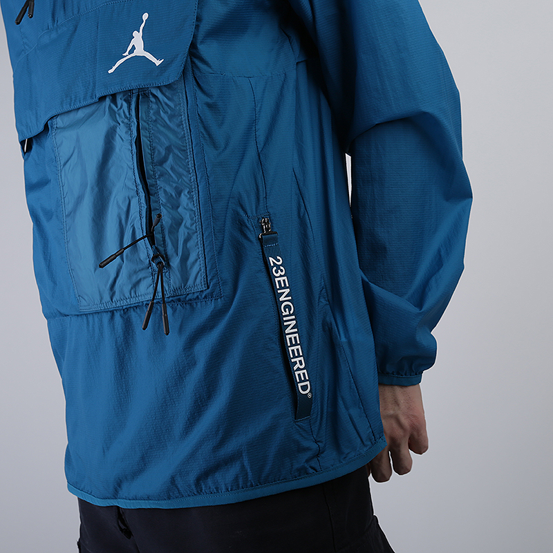 мужская синяя куртка Jordan 23 Engineered Lightweight Training Jacket AJ1069-301 - цена, описание, фото 3